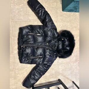 Black Michael kors puffer jacket